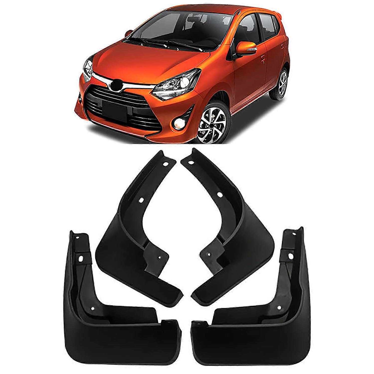 Mud Flaps Front And Rear Splashproof Waterproof For 2018 2019 2020 2021 Compatible with Toyota WIGO