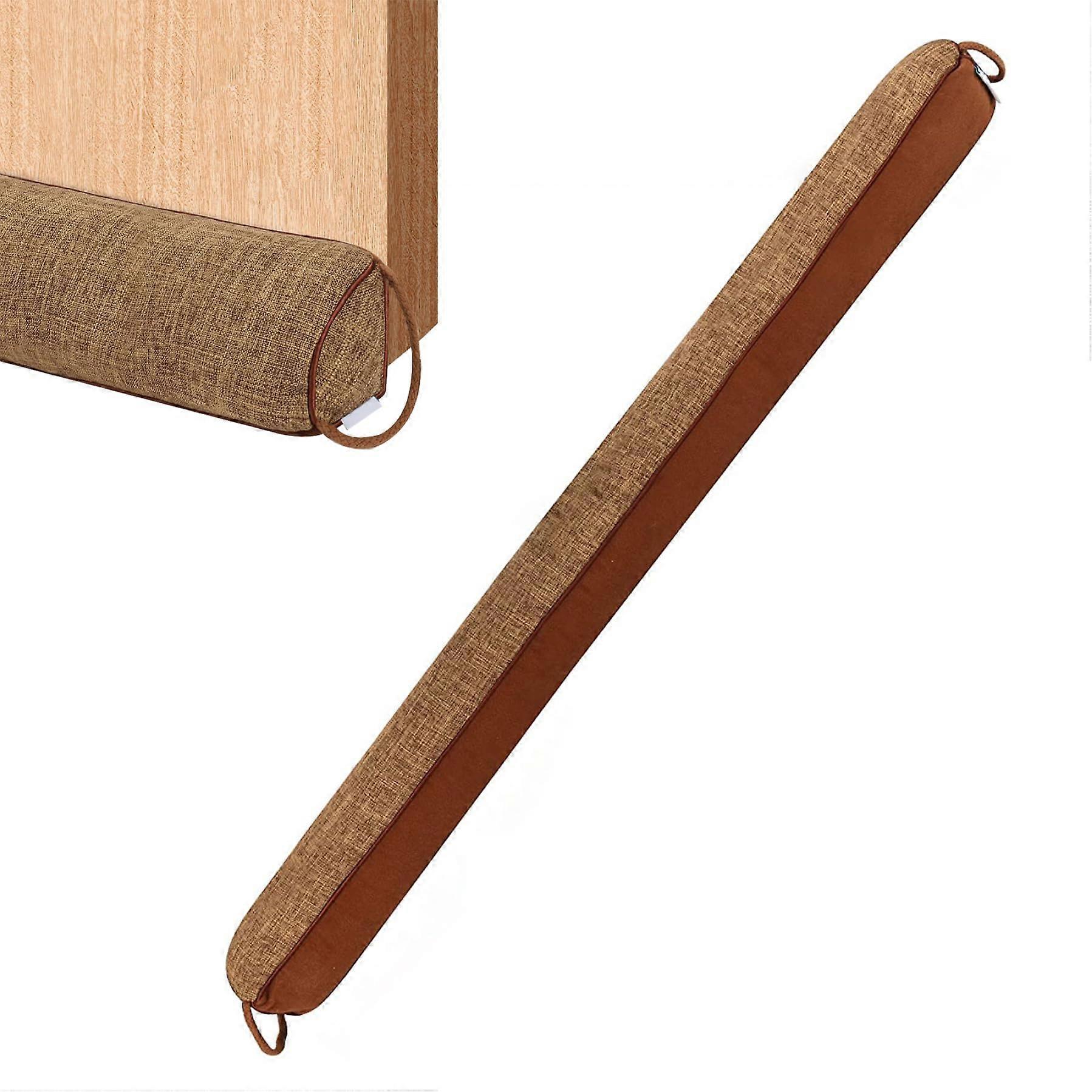 Door Draft Stopper Triangular Thermal Sound Insulation 36Inch Door Blocker With Handle Washable Reusable Windproof