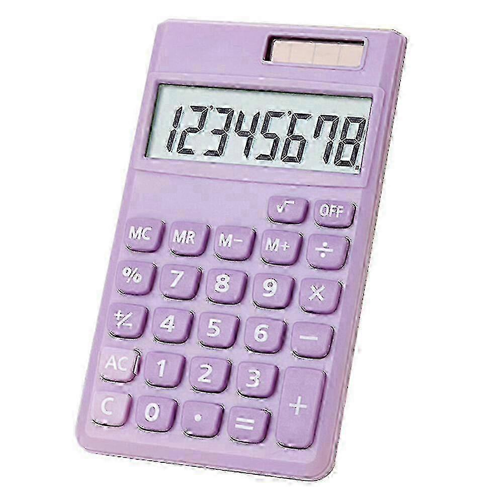 School Student Calculator Solar Powered Calculator Office Working Supply