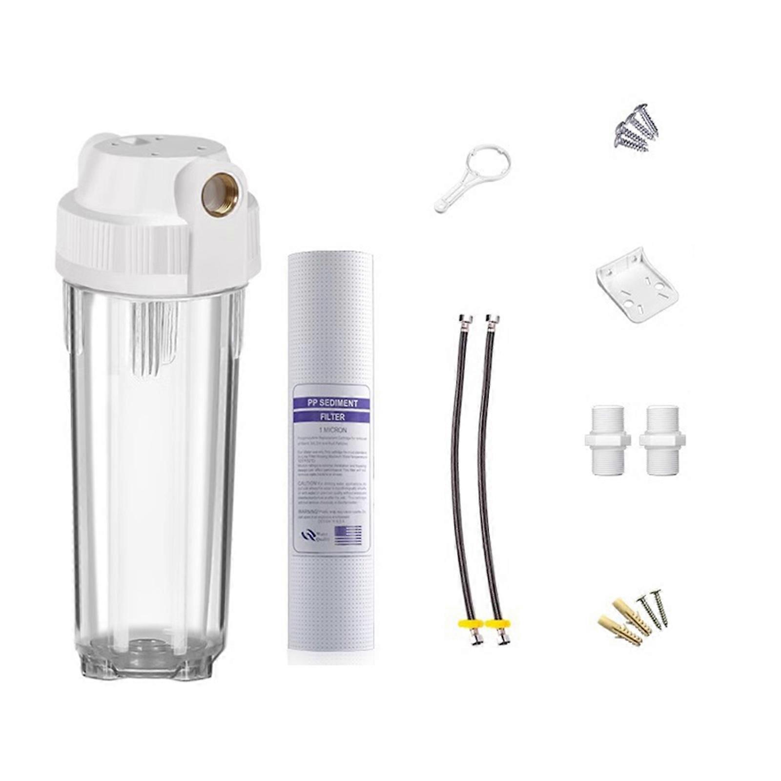 10inch Transparent Water Depurator Filter Bottle Detonation Proof Bottle Filter Replacement Water Filters Bottle Multicolor