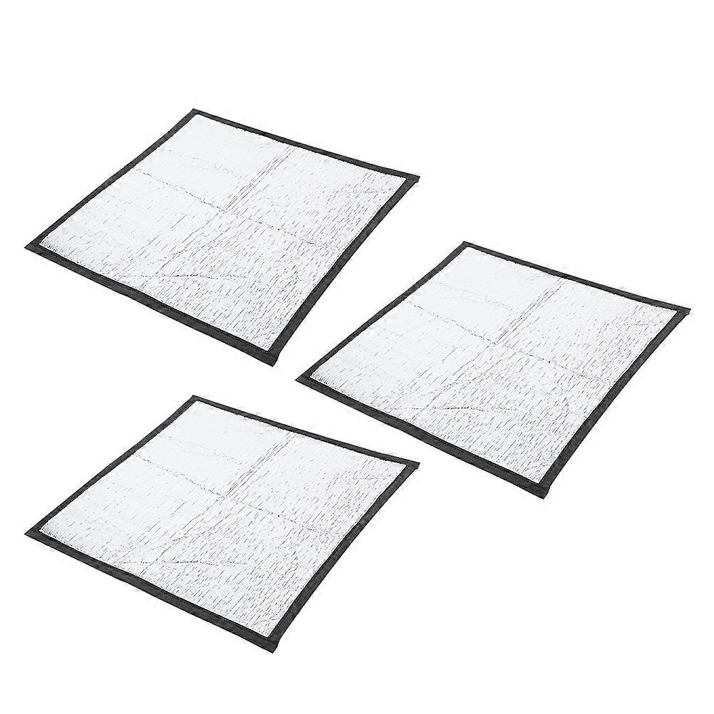Reflective Reptile Heating Pad for Pet Heating 3Pcs Insulation Mat Silver