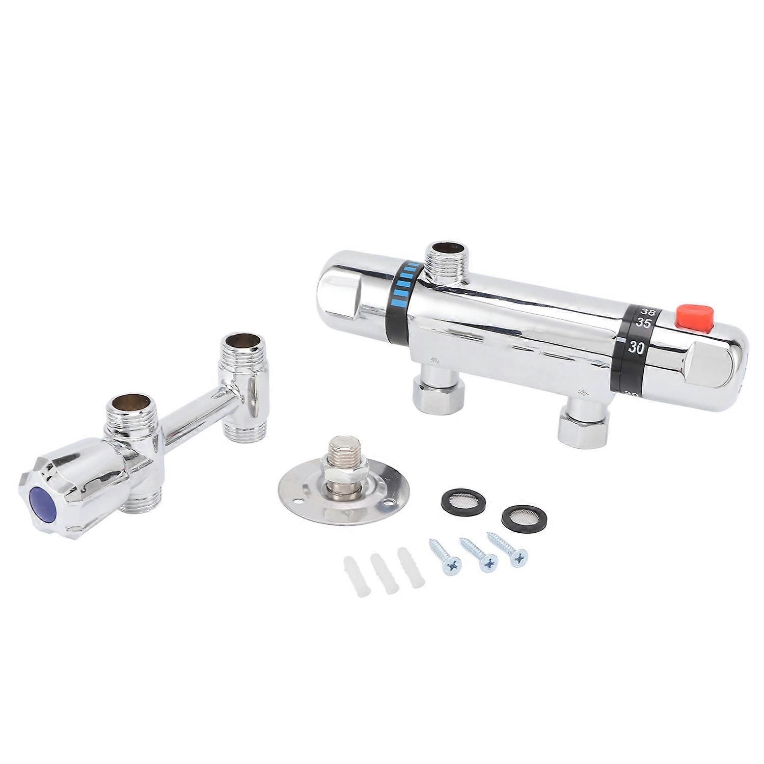 Thermostatic Mixing Valve DN15 Constant Temp Temperature Control Mixer Valve for Shower