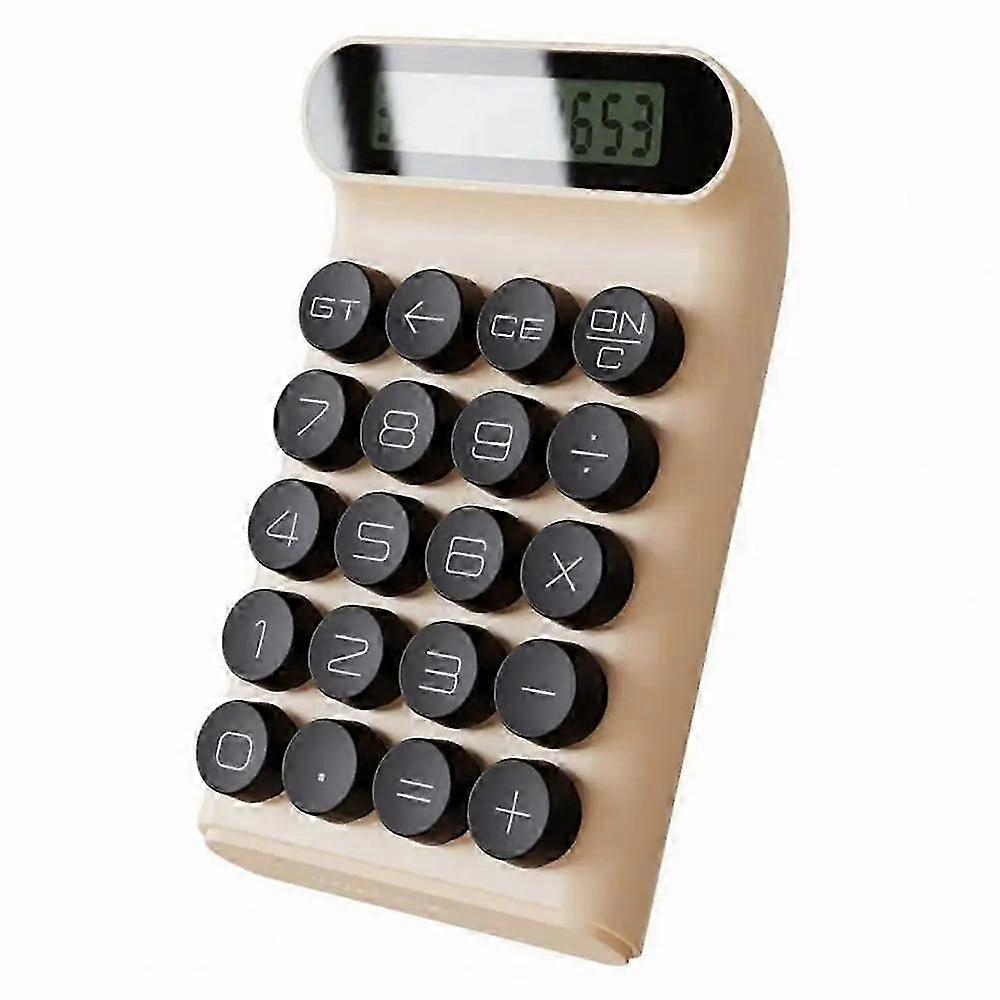 LOCOCK JS01 Mechanical Calculator Anti-Skid 10-Digit LCD Display Calculator for Office