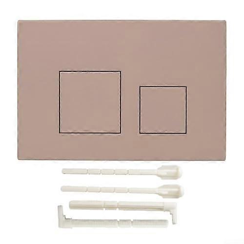Toilet Actuator Plate Dual Push Button, Dual Flush Plate, Toilet Flush Button Replacement, Khaki Color