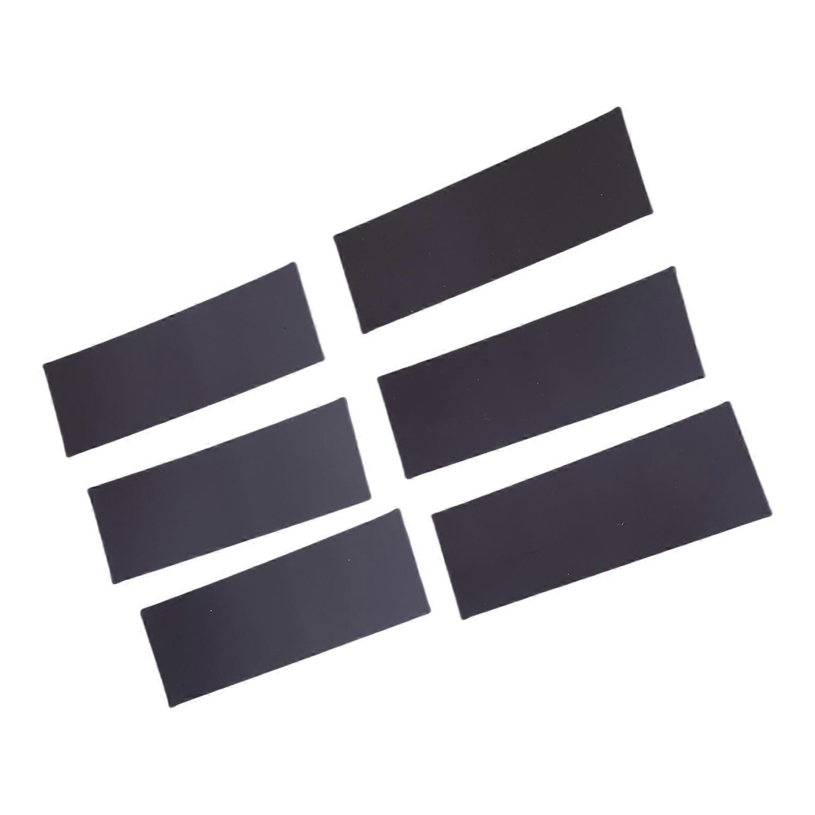 6pcs Magnetic Strips Strong Adhesive Sturdy Rubber Magnets Materials For Easy Installation and Multipurpose Daily Use Multicolor