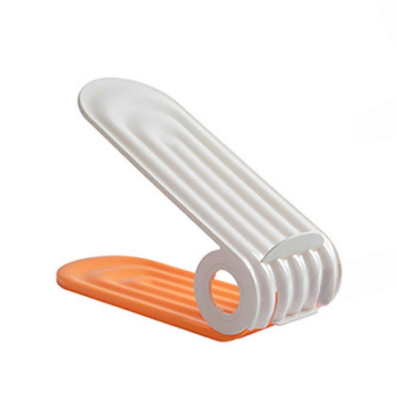 Adjustable Shoe Slot Organizers 6Pack DoubleLayer Shoe Racks for Space Saving Closet Storage