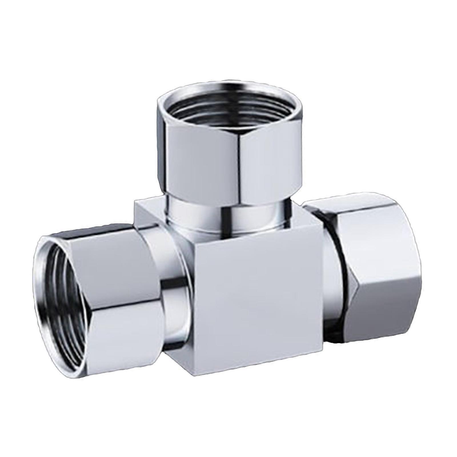 Brass Pipe Fitting 1/2 Thread Plumbing Connector Heavy Duty Pipe Fitting Easy to Use for Efficient Plumbing Solution Multicolor