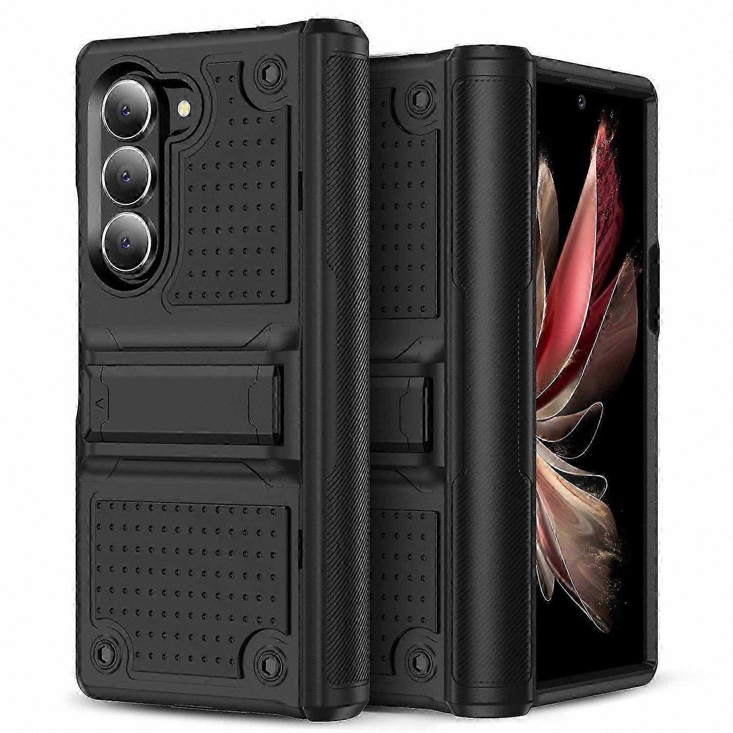 Kickstand Case for Galaxy Z Fold 6, Shockproof Cover with Stand Function for Foldable Phone
