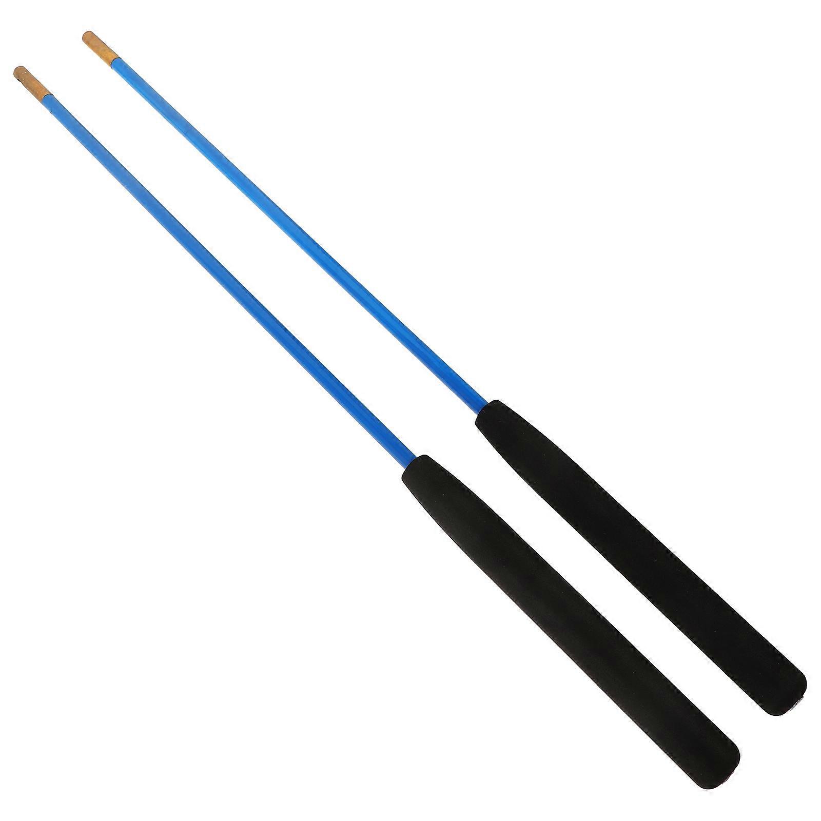Replacement Diabolo Handstick Blue with Anti-Slip Handle for Juggling 1Pair