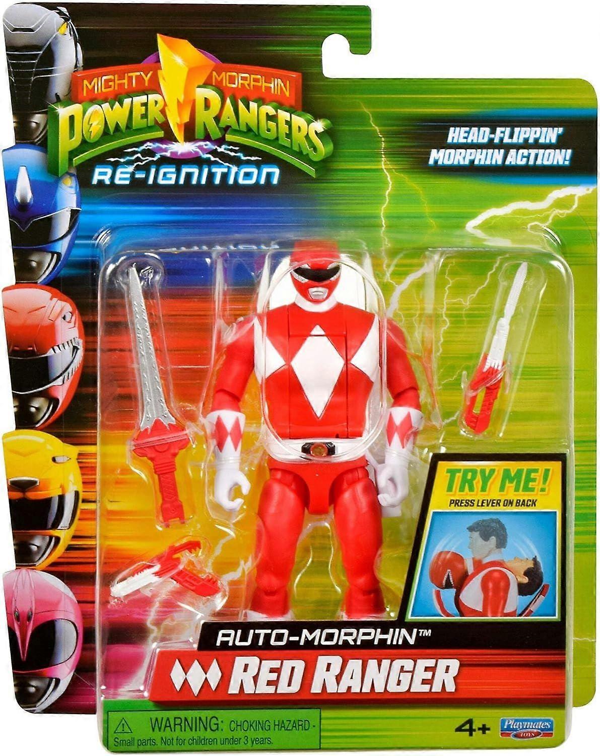 Power Rangers - Auto Morphin Ranger Red Ranger Figure Toy