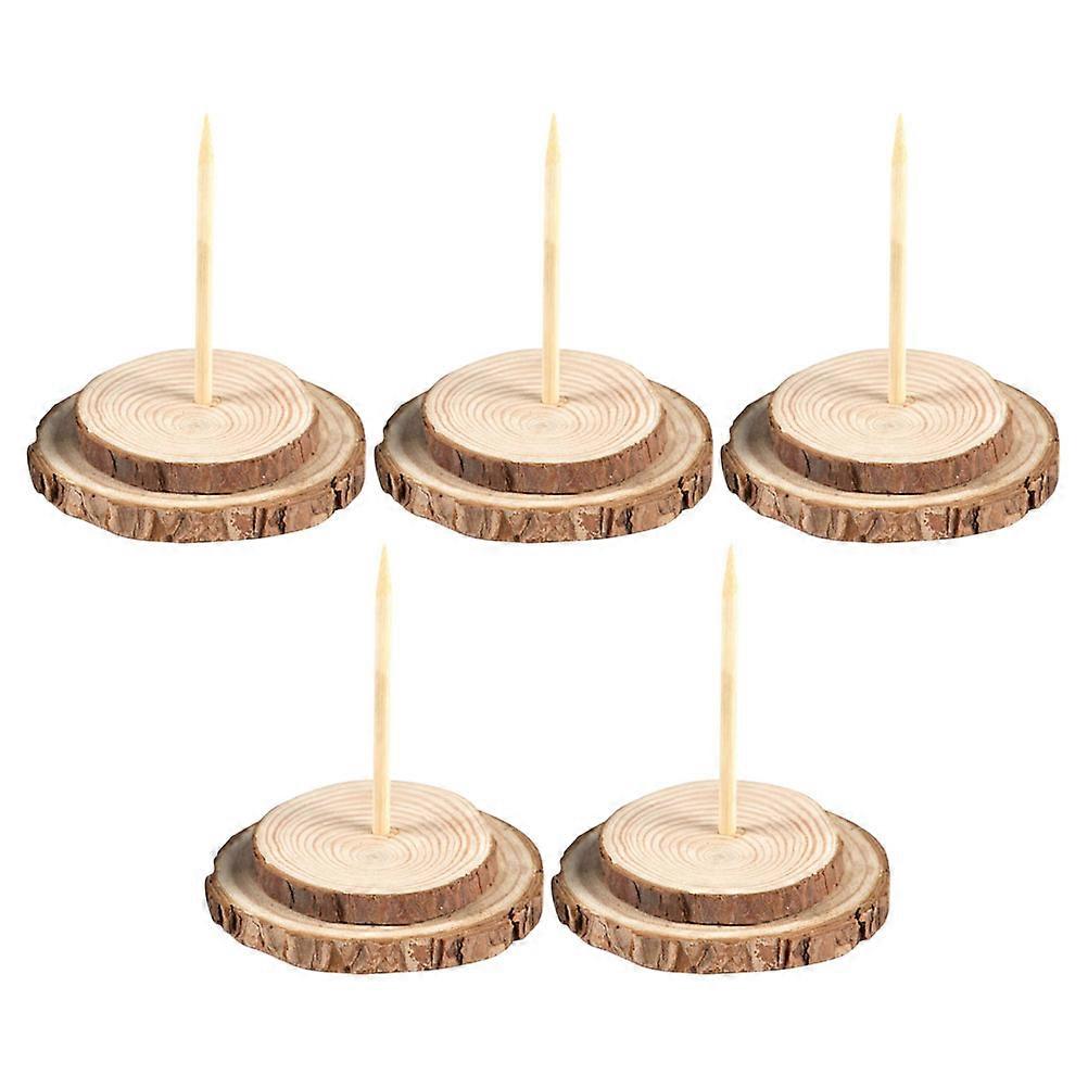 Christmas Tree Stand for Holding 5Pcs Wooden Artificial Tree Base Set