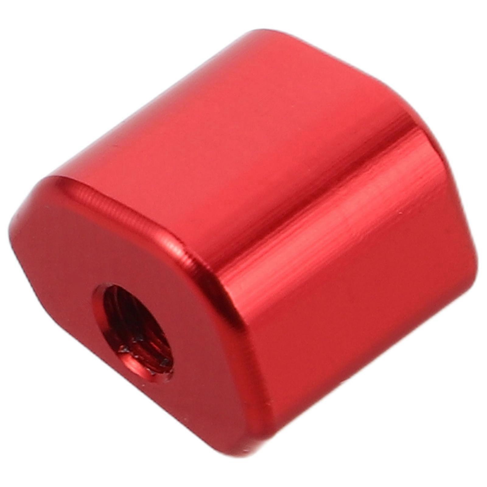 Motorcycle Switch Button Cap for Motorbike Hand Controls Red Aluminum