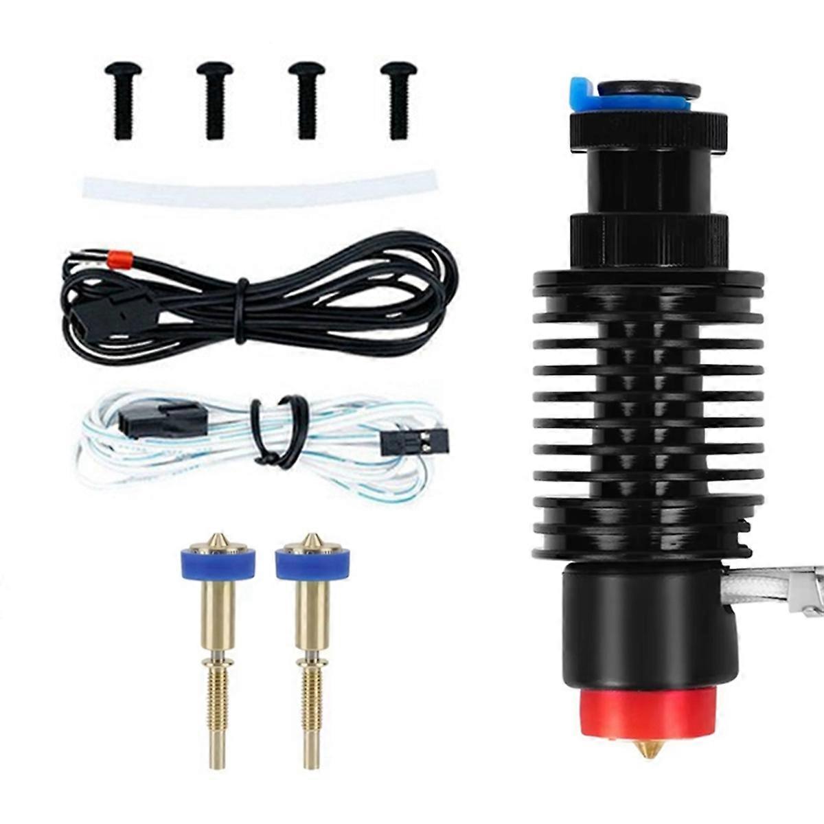 For Ceramic Hotend Kit V6 Radiator Brass Nozzle Heating D