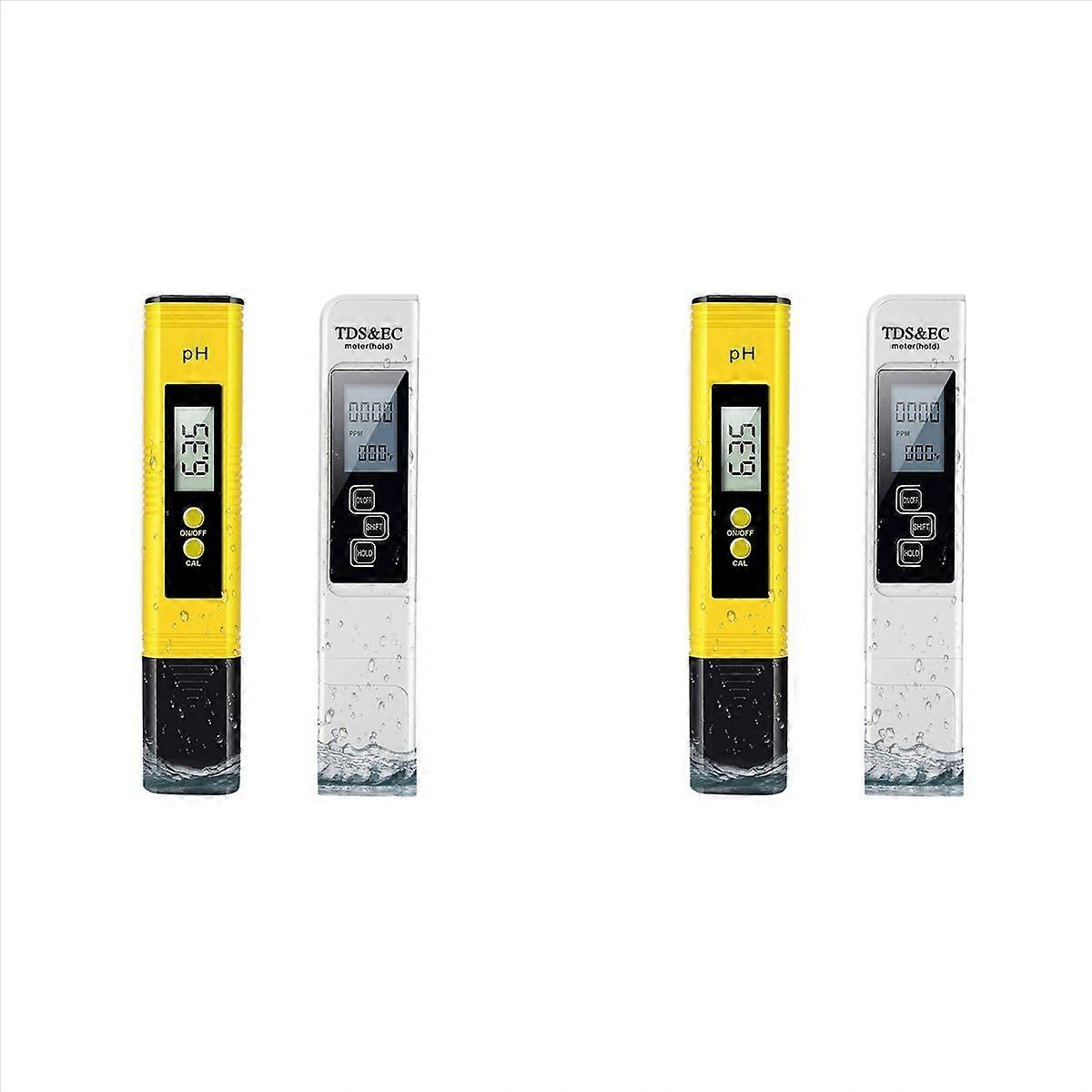 PH Meter and TDS Meter,Digital Water Quality Tester, 0-9990 PPM