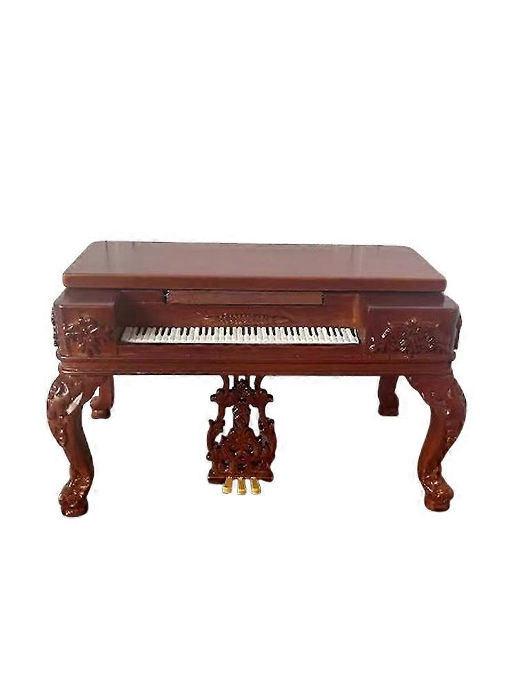 1:12 scale miniature piano doll house mini furniture model rectangular square piano stool 2pc set