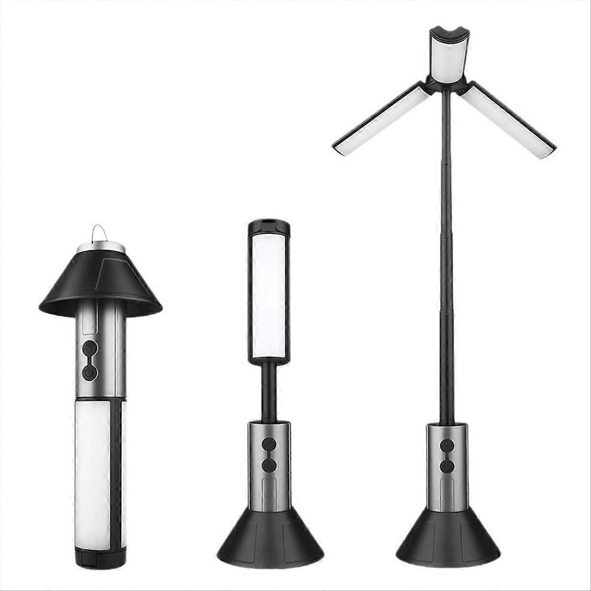 Multi-Functional Camping Light 2 in 1 Rechargeable Telescopic Camping Lantern Flashlight Outdoor Emergency Work Light