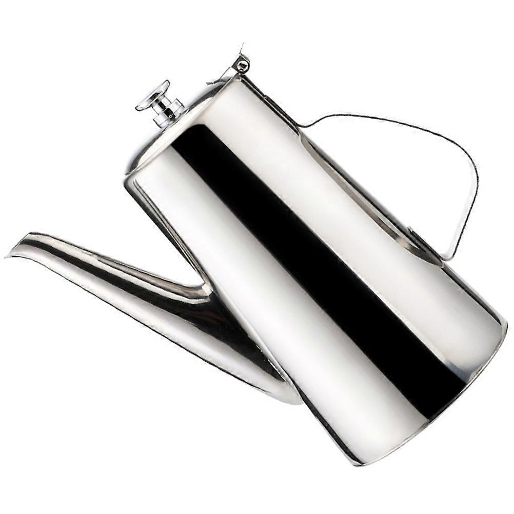 4Pcs Stainless Steel Kettle for Kitchen Use with Convenient Strainer