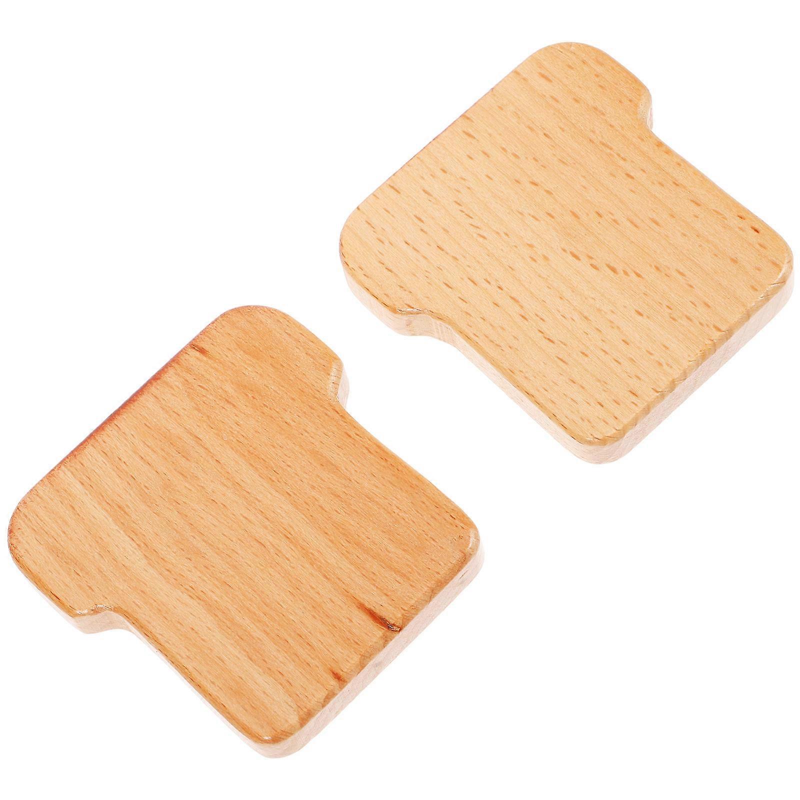 Miniature Toast Ornament for Doll House Layout 4Sets