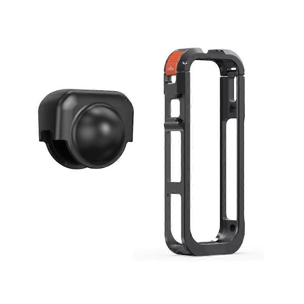 Camera Cage for Insta360 X5 Panoramic Action Camera Metal Drop-Proof Camera Case Protective Frame X5 Accessories
