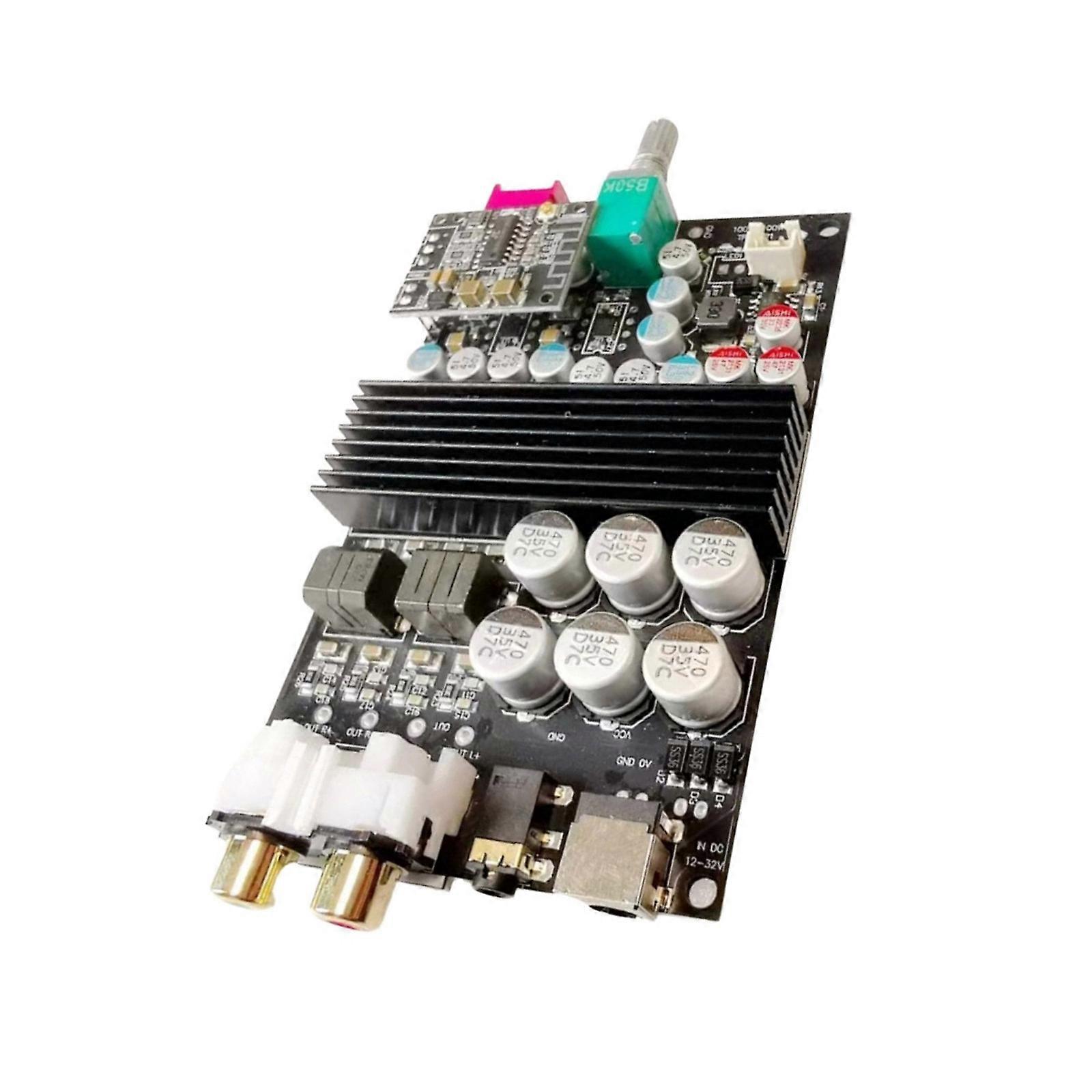 12V-32V 120W+120W Sound Amplifier Board Low Noise Double Channel Digital Power Sound Amplifier Board for Car TPA3221 Multicolor