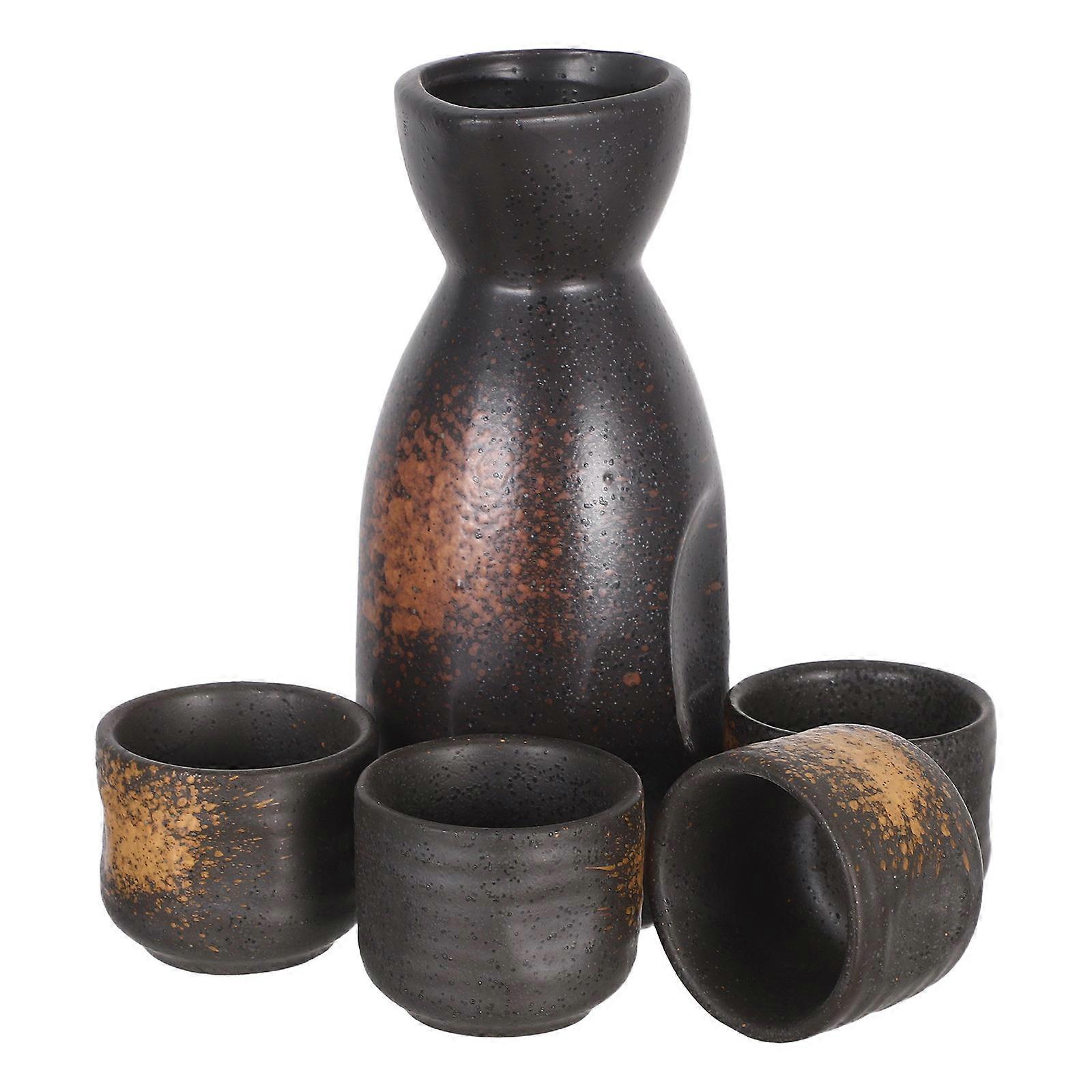 Japanese Ceramic Saki Drinking Set for Home 1Set Sake Cups
