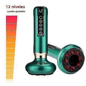 Electric Suction Cup Massager for Beauty and Health Anti-Cellulite with Gua Sha, Infrared Heat, and Scraping