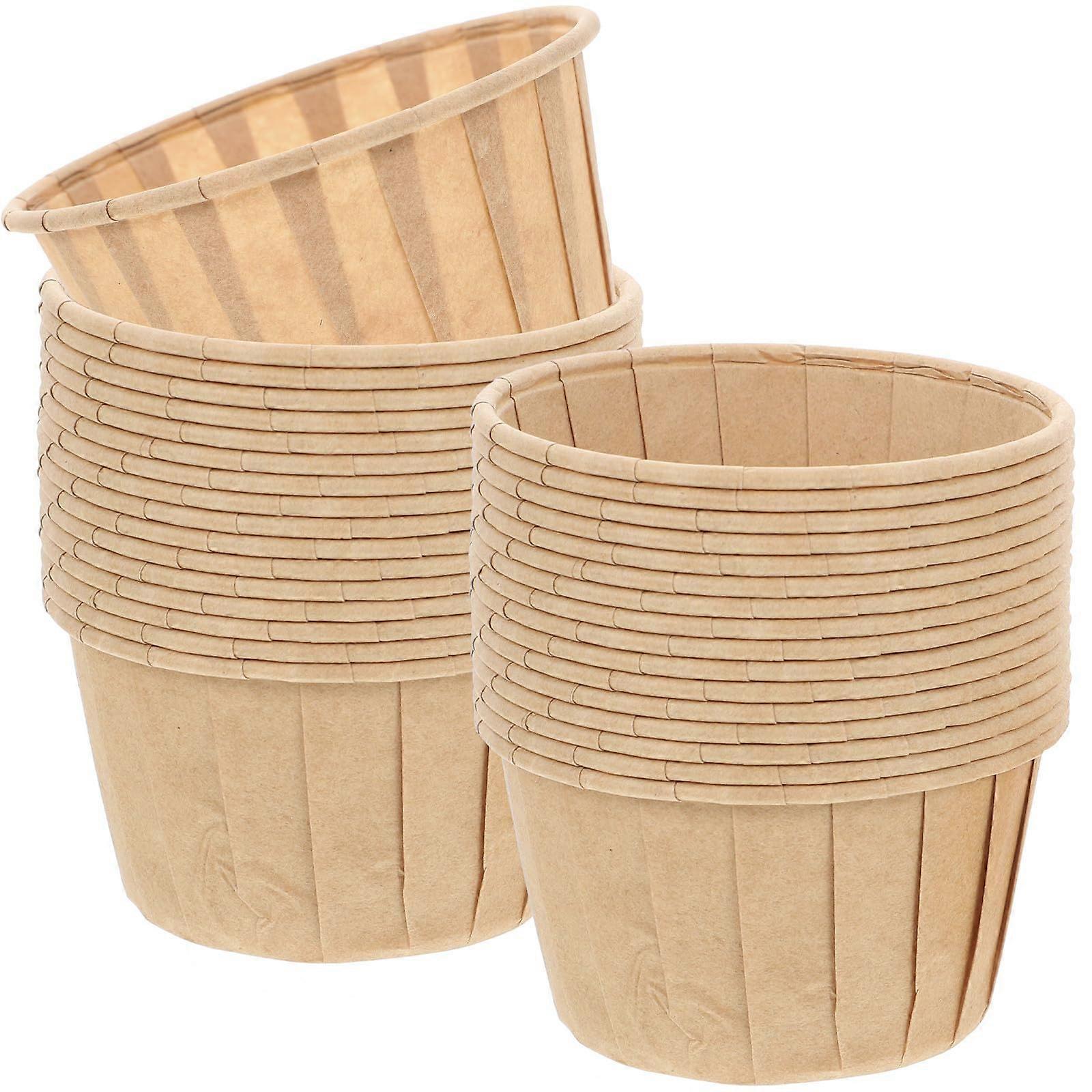 50Pcs Greaseproof Cupcake Liners Disposable Baking Cups for Party, Bakery and Home Use