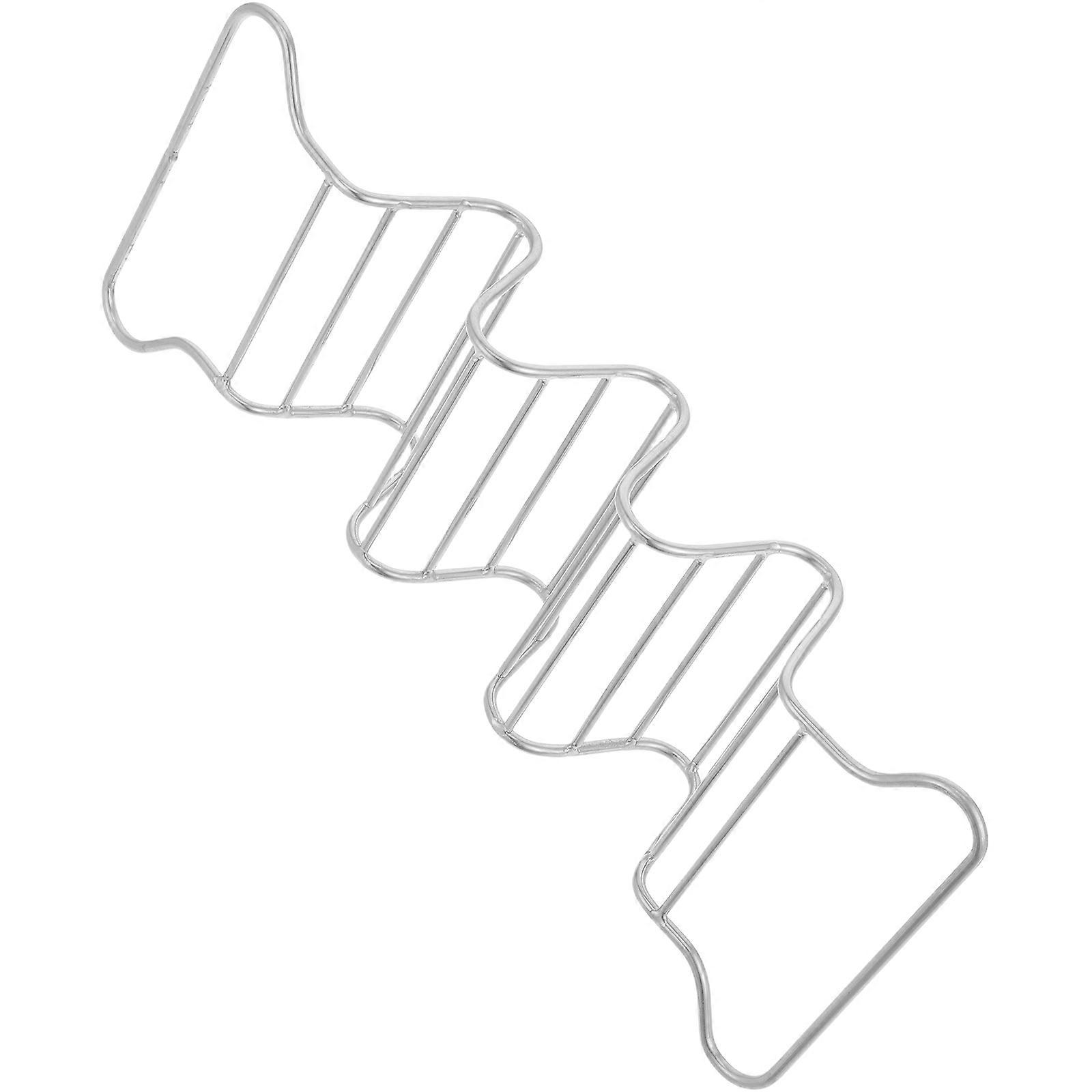 Taco Holder for Grill Stainless Steel Multi-Shell Rack 2Pcs Serving Stand