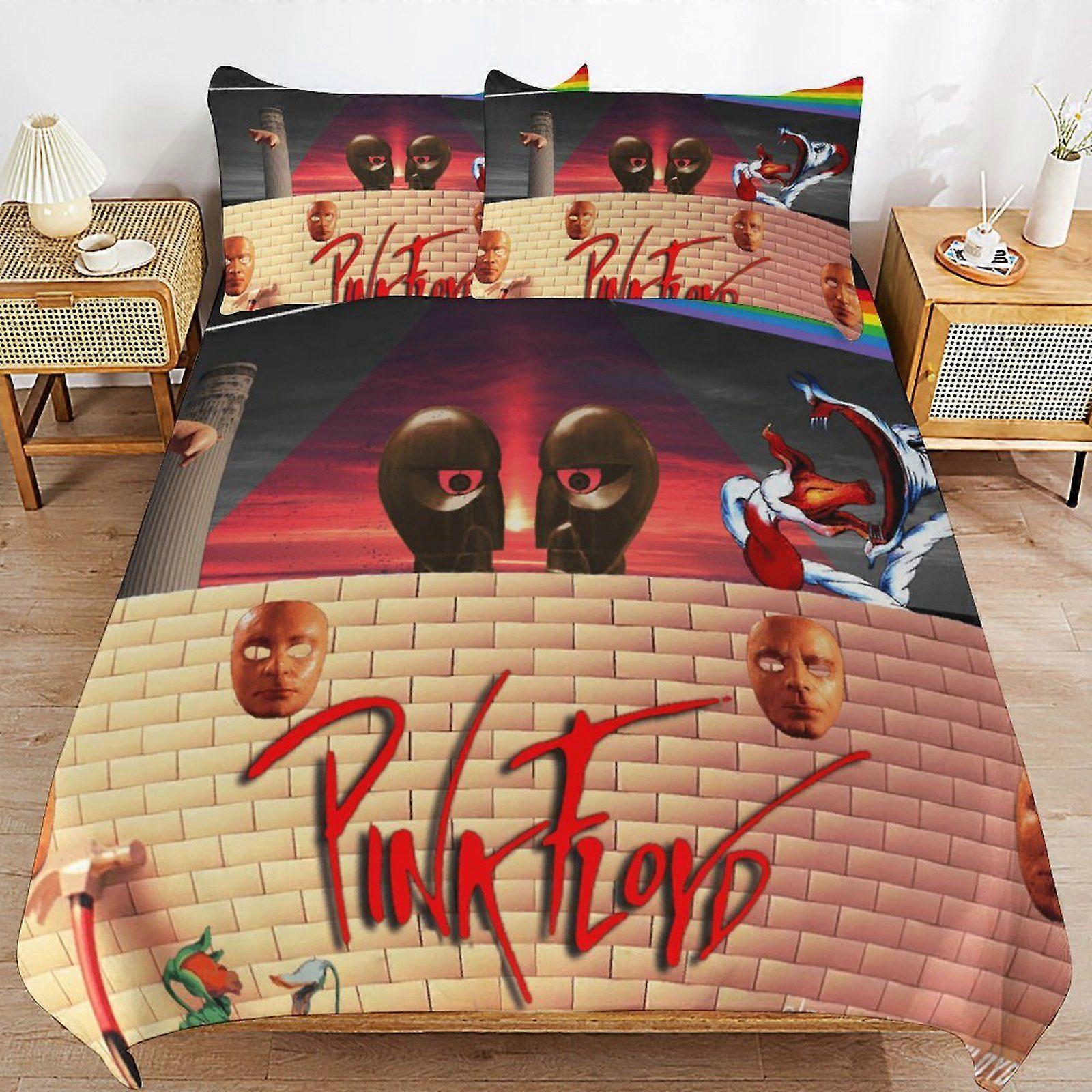 Pink floyd Daily Routine Sleep Ready Fabric Soft Layer Long Lasting Thread Duvet Cover Sets Essentials