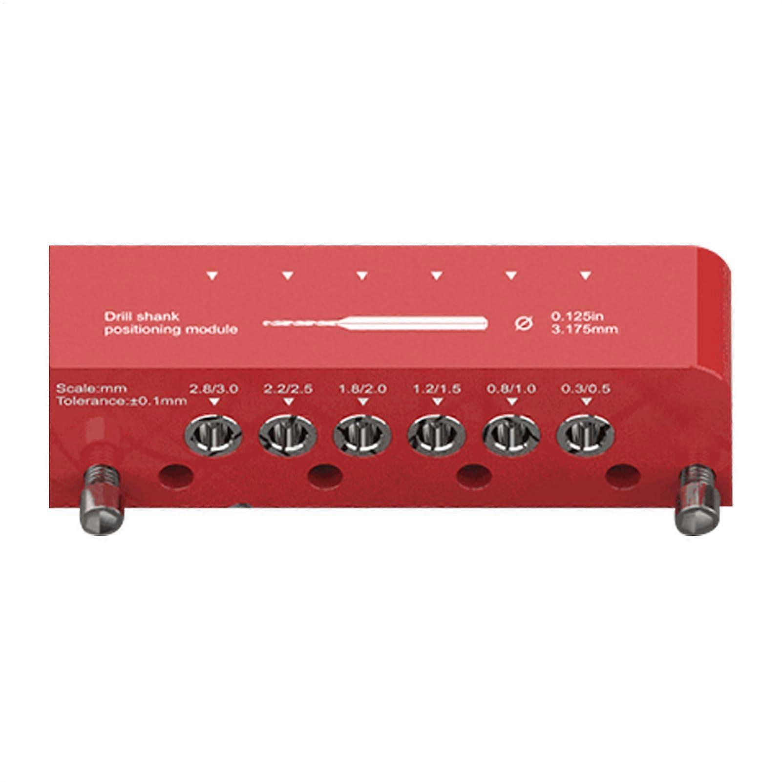 Drill Guide Jig for Woodworking Cabinet and Drawer Handles, Adjustable Hole Positioning Tool