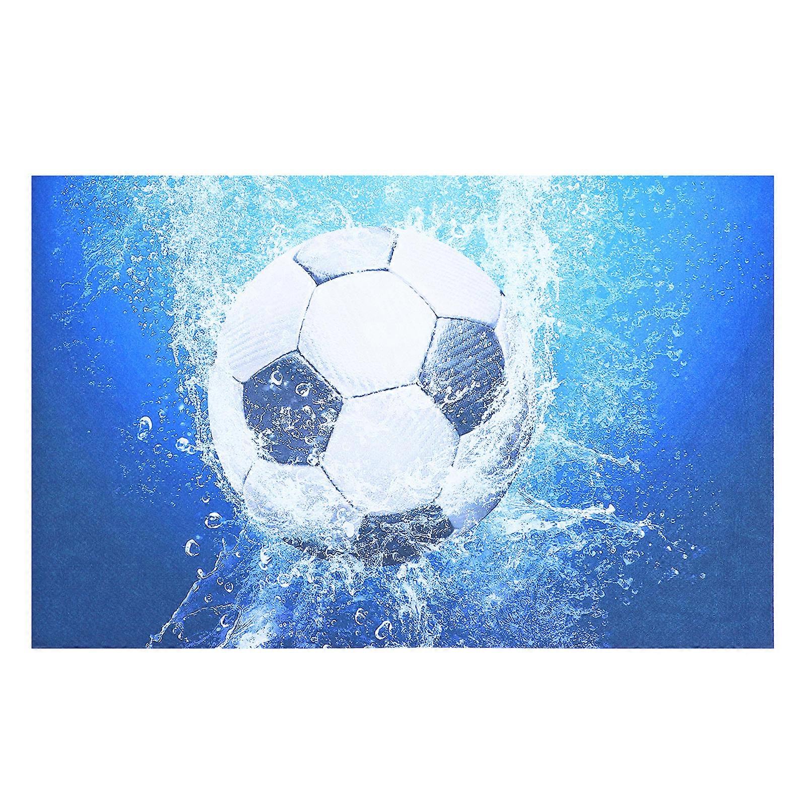 Water-Absorbent Doormat Polyester Bathroom Floor Mat for Home 2Pcs