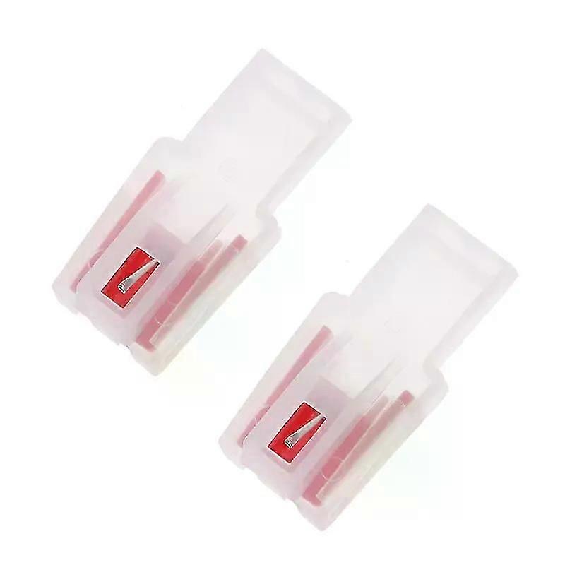 2pcs Better Durability Turntable Stylus Needles Dynamic Magnetic Turntable Needles Record Player Reader Repair Props