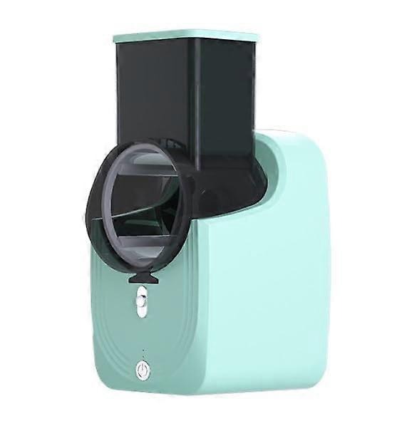 Electric Vegetable Slicer with Three Slicing Options, Automatic Cheese Grater for Salad, Green