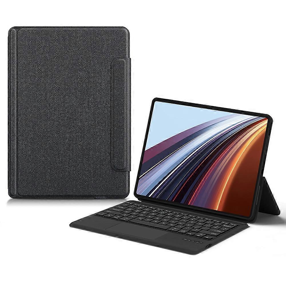 For Honor Pad GT Pro Leather Case + Touchpad Bluetooth-compatible Keyboard with Backlit