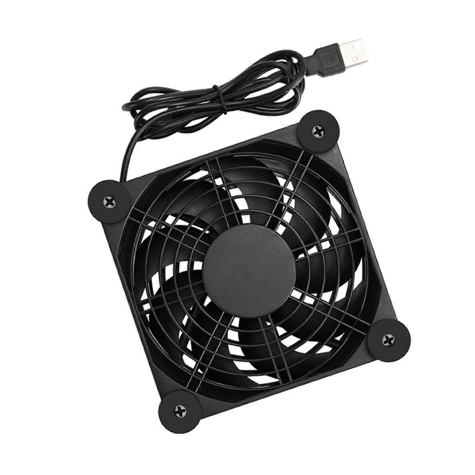 USB Cooling Fan 120mm Quiet  Airflow USB Powered for Router Computer Gaming Console