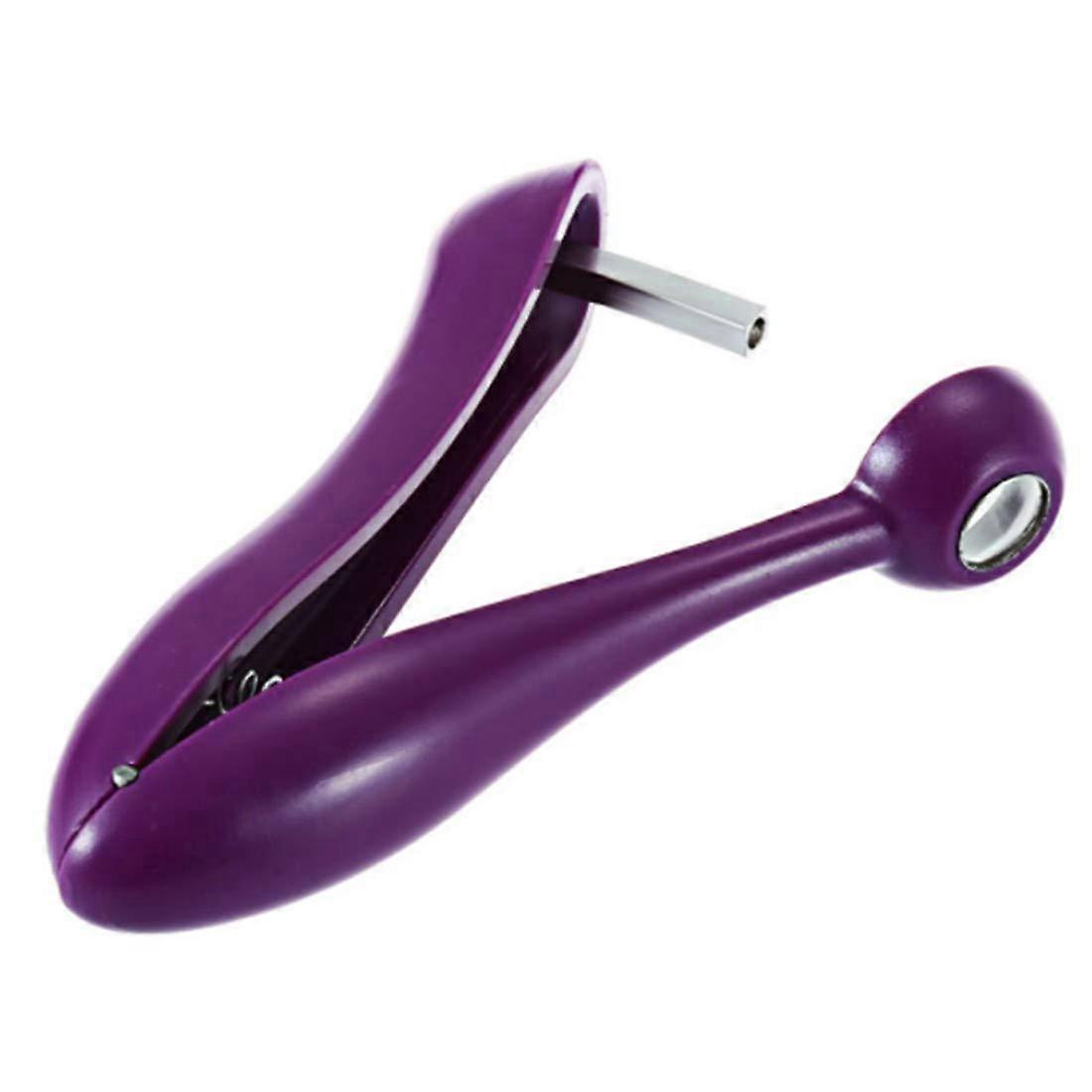 Cherry Pitter and Olive Pitter Tool with Fast Pit Removal and Safe Blade Kitchen Design