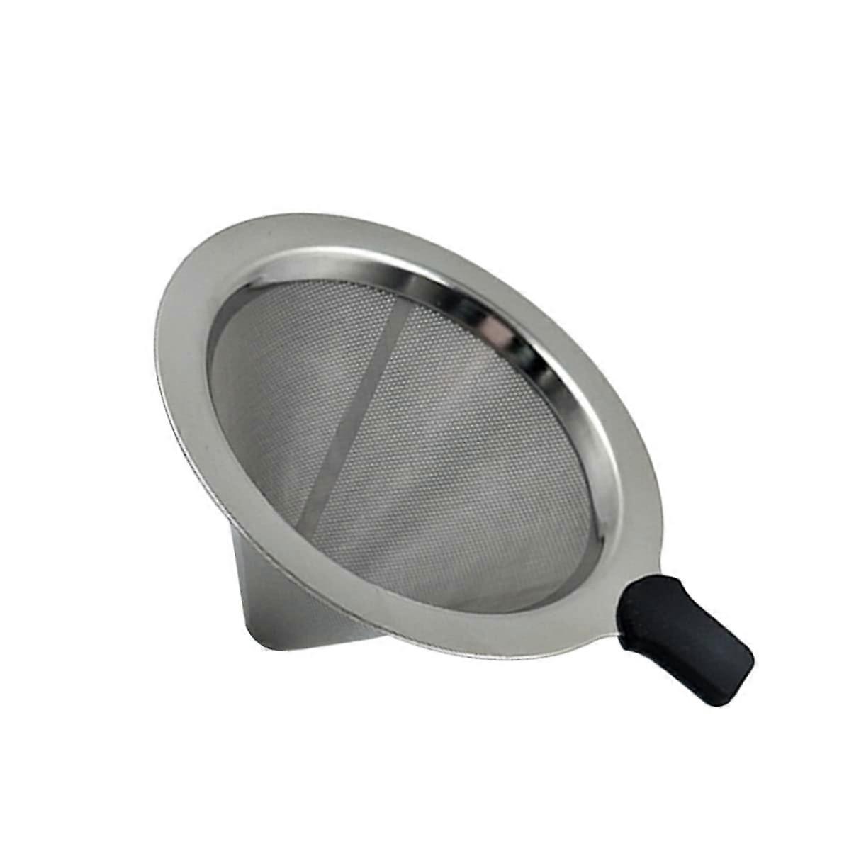 Stainless Steel Coffee Filter Reusable Single Cup Dripper for Cold Brew and Pour Over