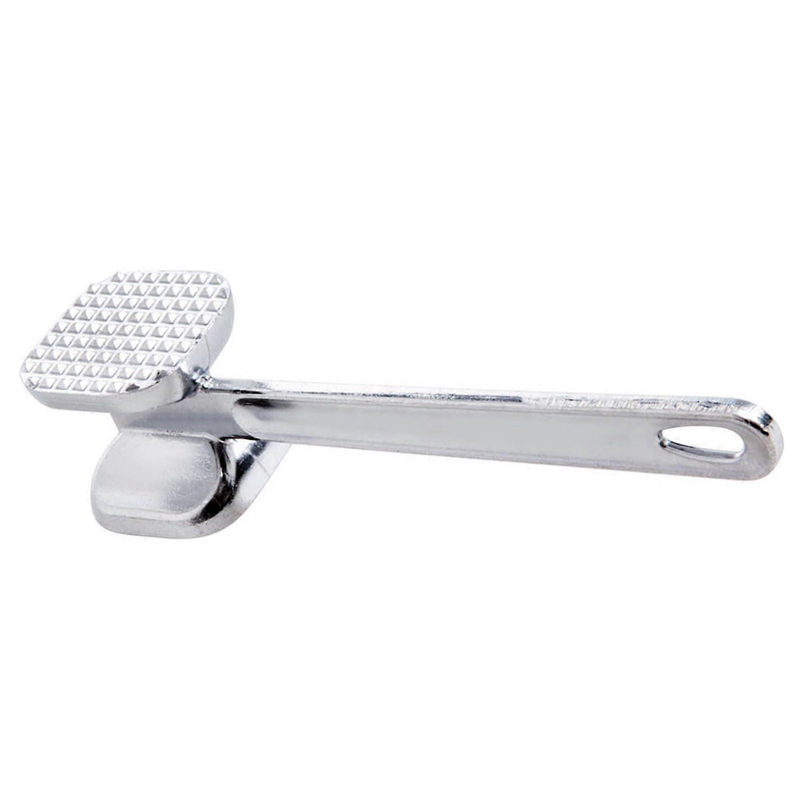 Double Sided Meat Tenderizer Hammer Aluminum Mallet for Beef and Pork Professional Kitchen Tool