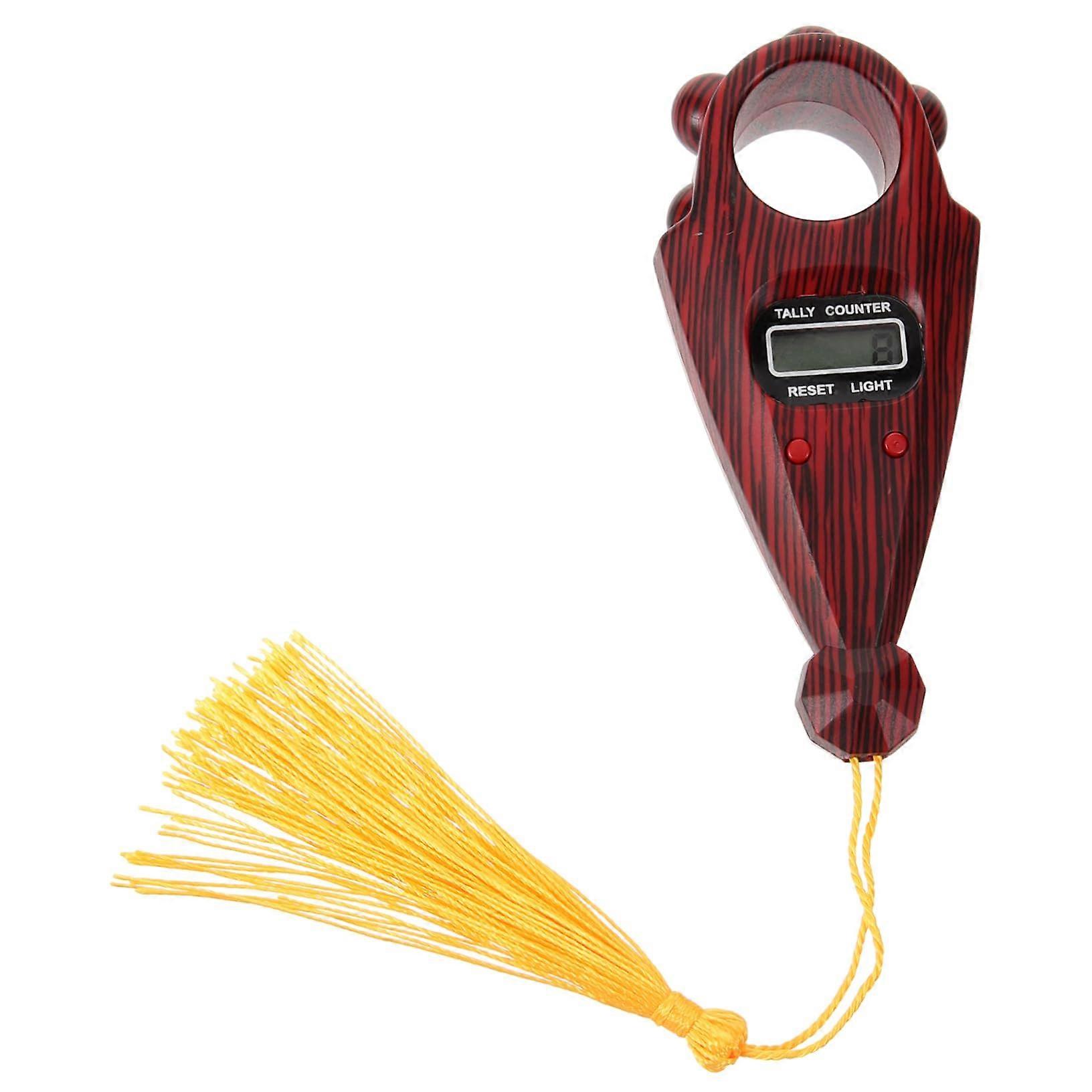 Digital Bead Counter with Large Screen, Rotating Electronic Finger Counter for Accurate Prayer Beads Counting