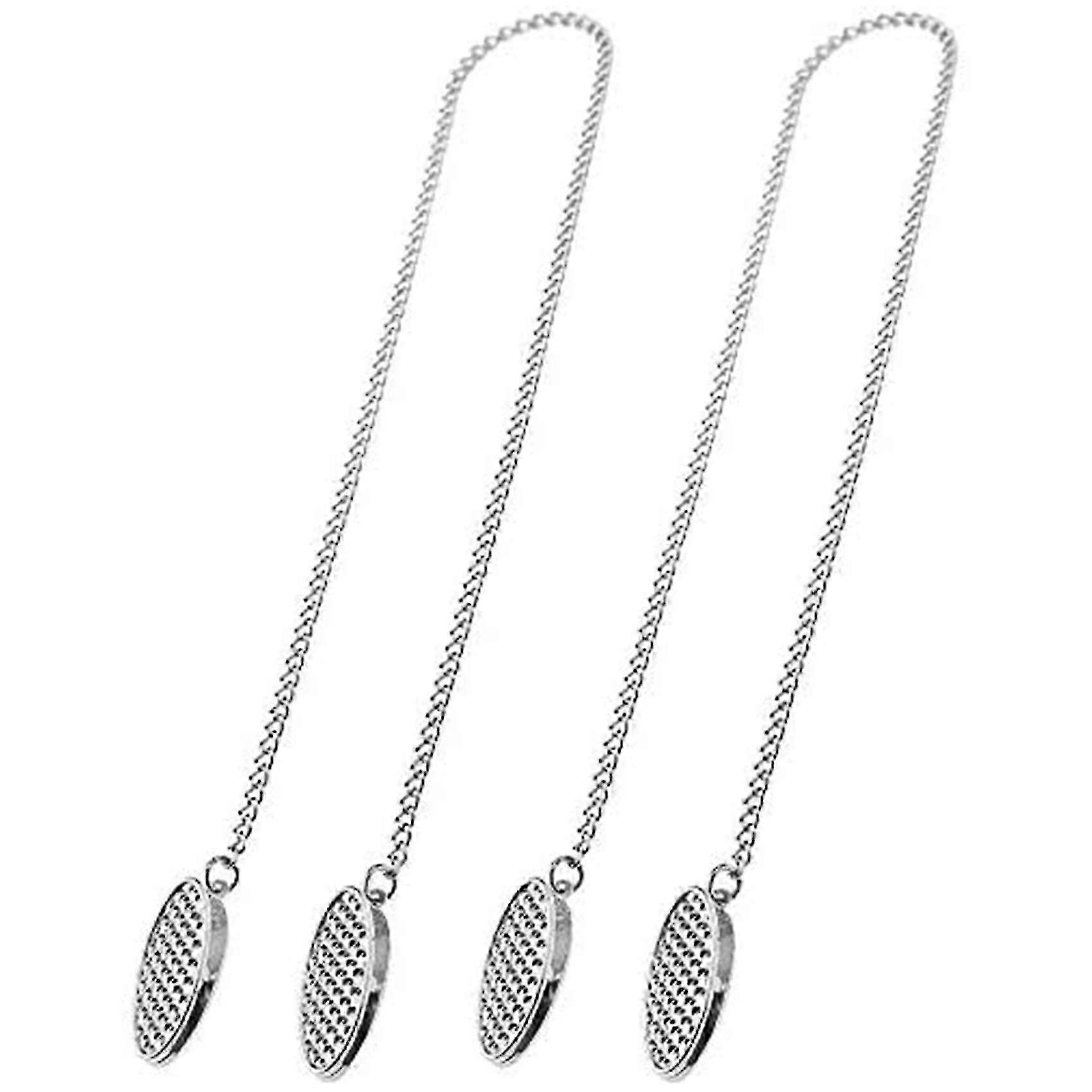 2 Pcs Adjustable Napkin Holder Chain with Clips, Flexible Neck Strap for Elderly