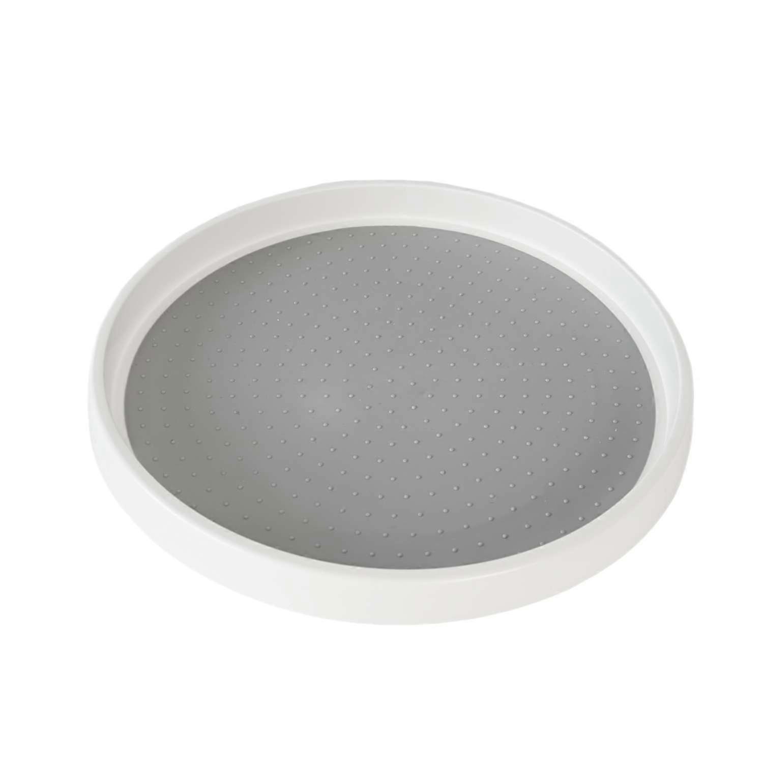 360 Degree Turntable Round Non-Slip Turntable for Spices Spice Holder Organizer for Refrigerator or Kitchen