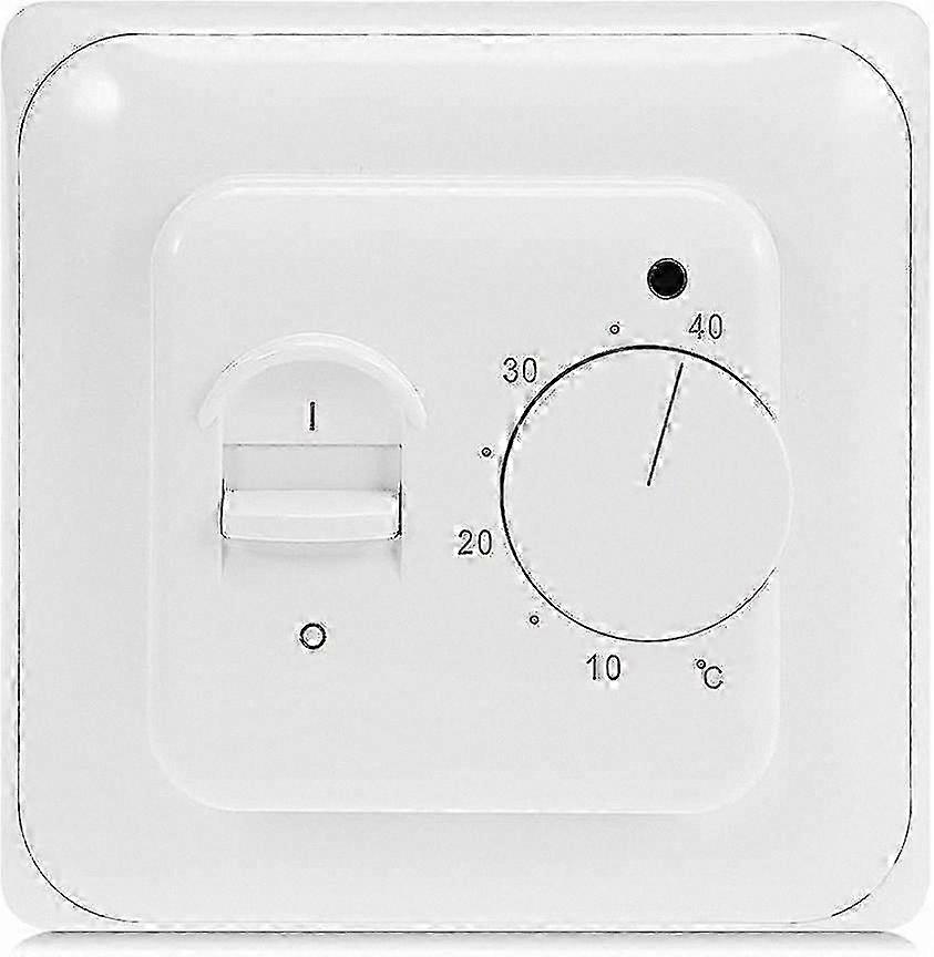 Programmable Floor Heating Thermostat with AC 16A Sensor, Mechanical Temperature Controller for Electric Underfloor Heating Systems