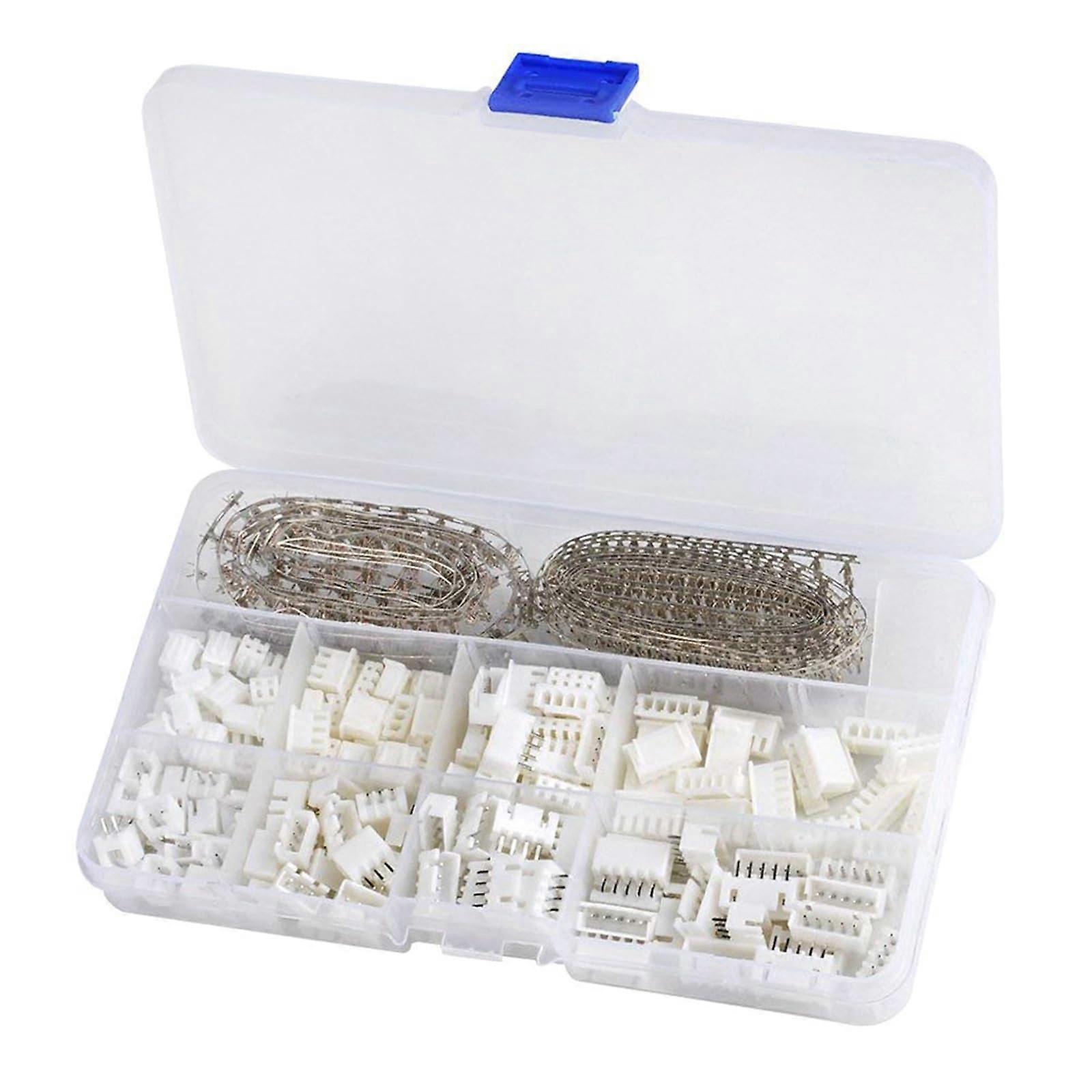 560pcs MultiPin Header Connector Kit Compatible with JST for Efficient Cable Connection and DIY Electronics