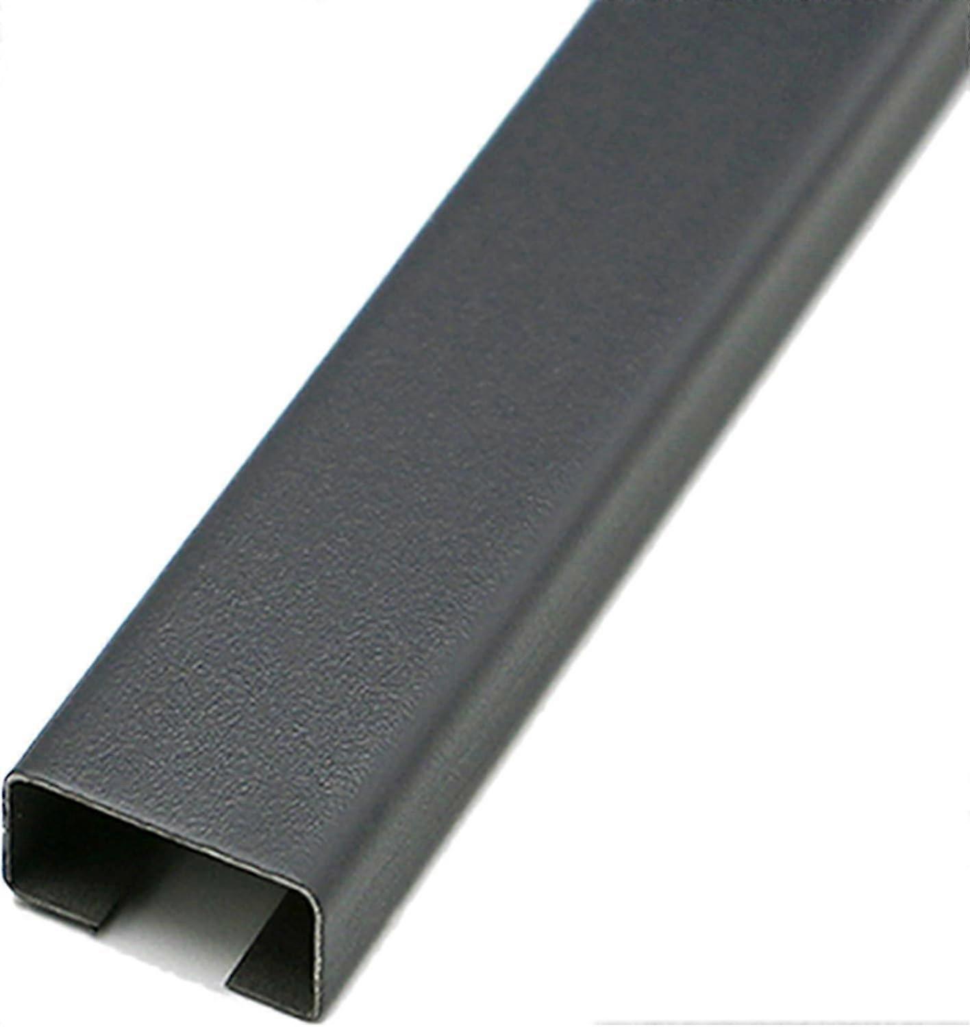 Black Self Adhesive Cable Raceway for Wall, Paintable Wire Cover Channel, Cable Management Solution