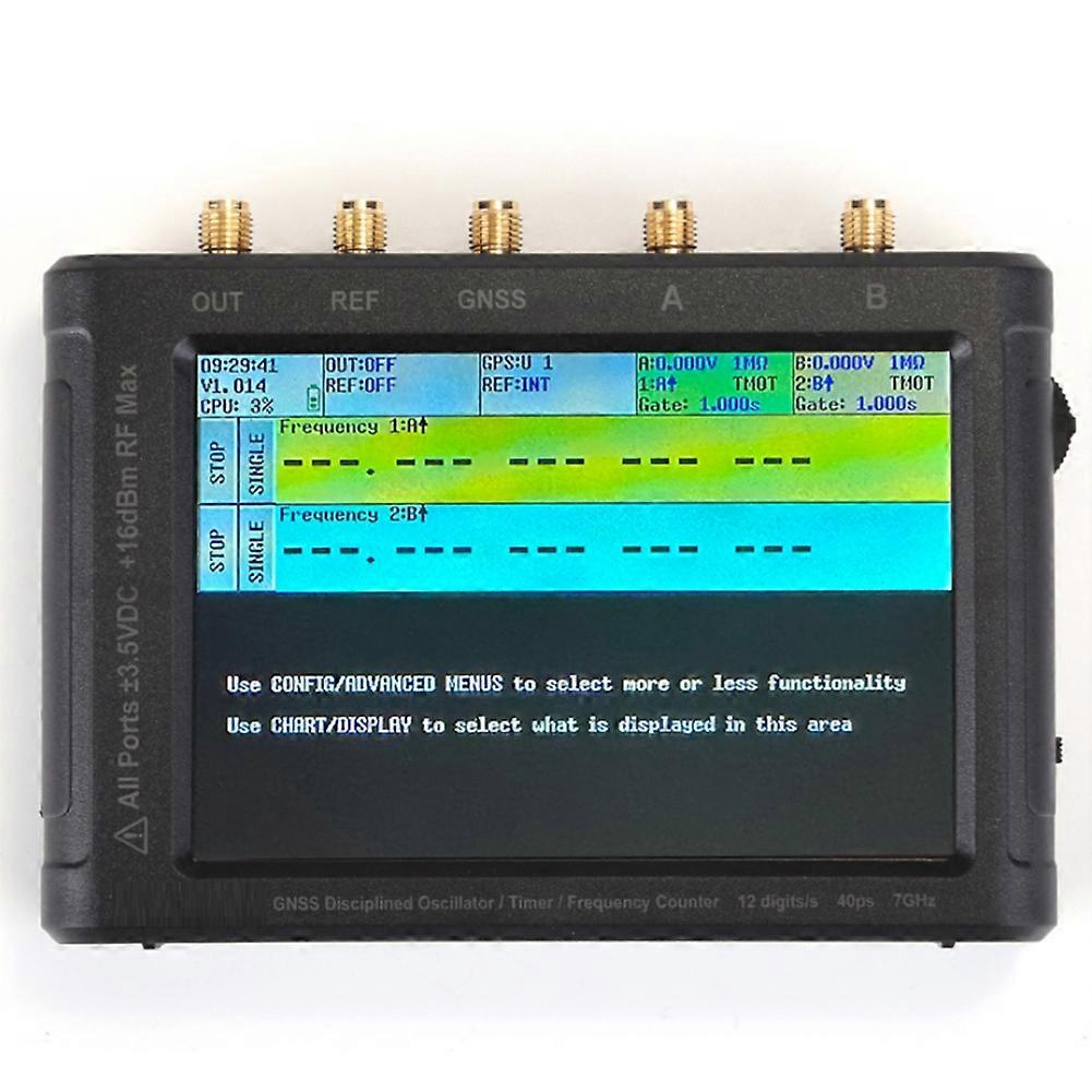 ZC412 Frequency Counterdual Timer/Counter with Built-in GPSDO 12-Bit High-Precision Frequency Counter