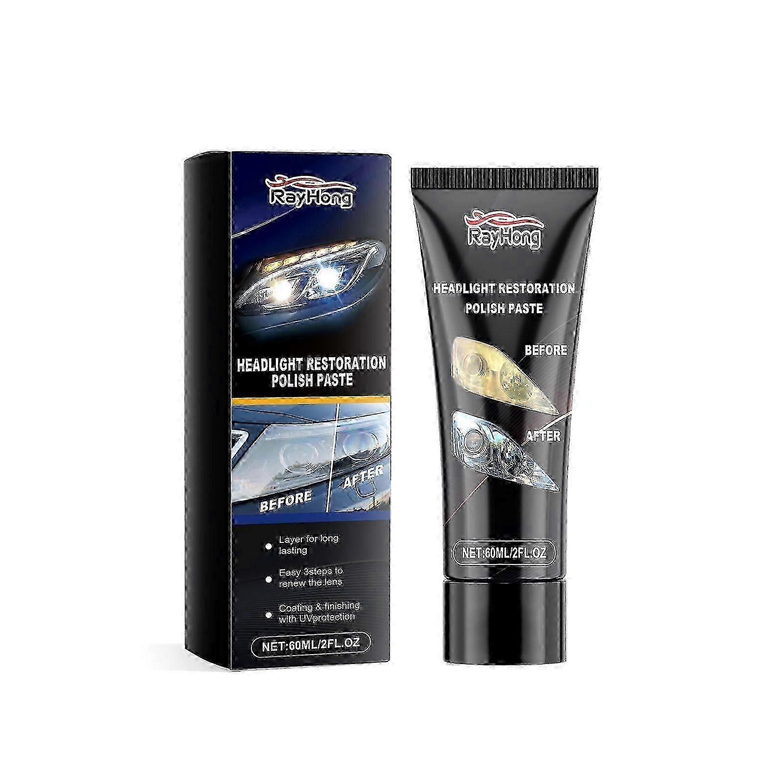 Headlight Restoration Polish Paste