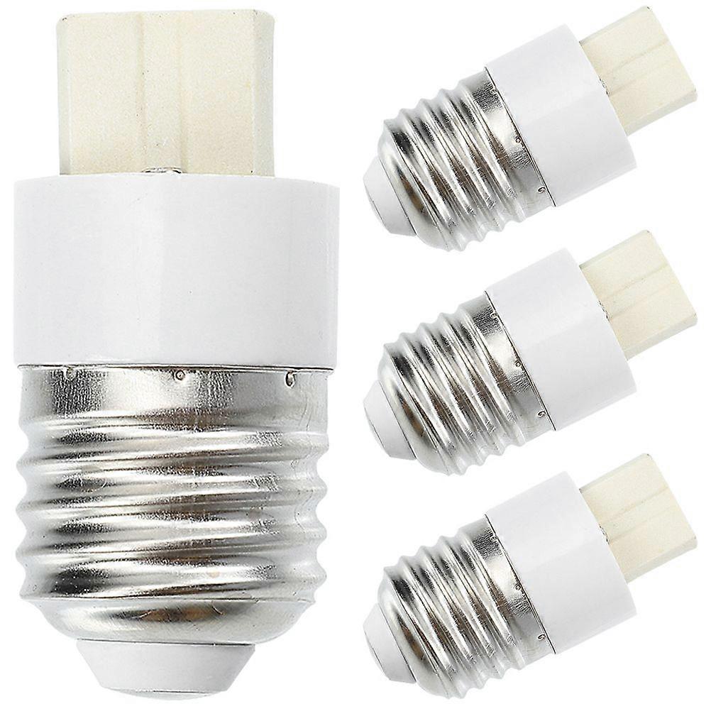 4pcs Replacement E 27 to G 9 Lamp Bulb Adapters Convenient Lamp Socket Converters