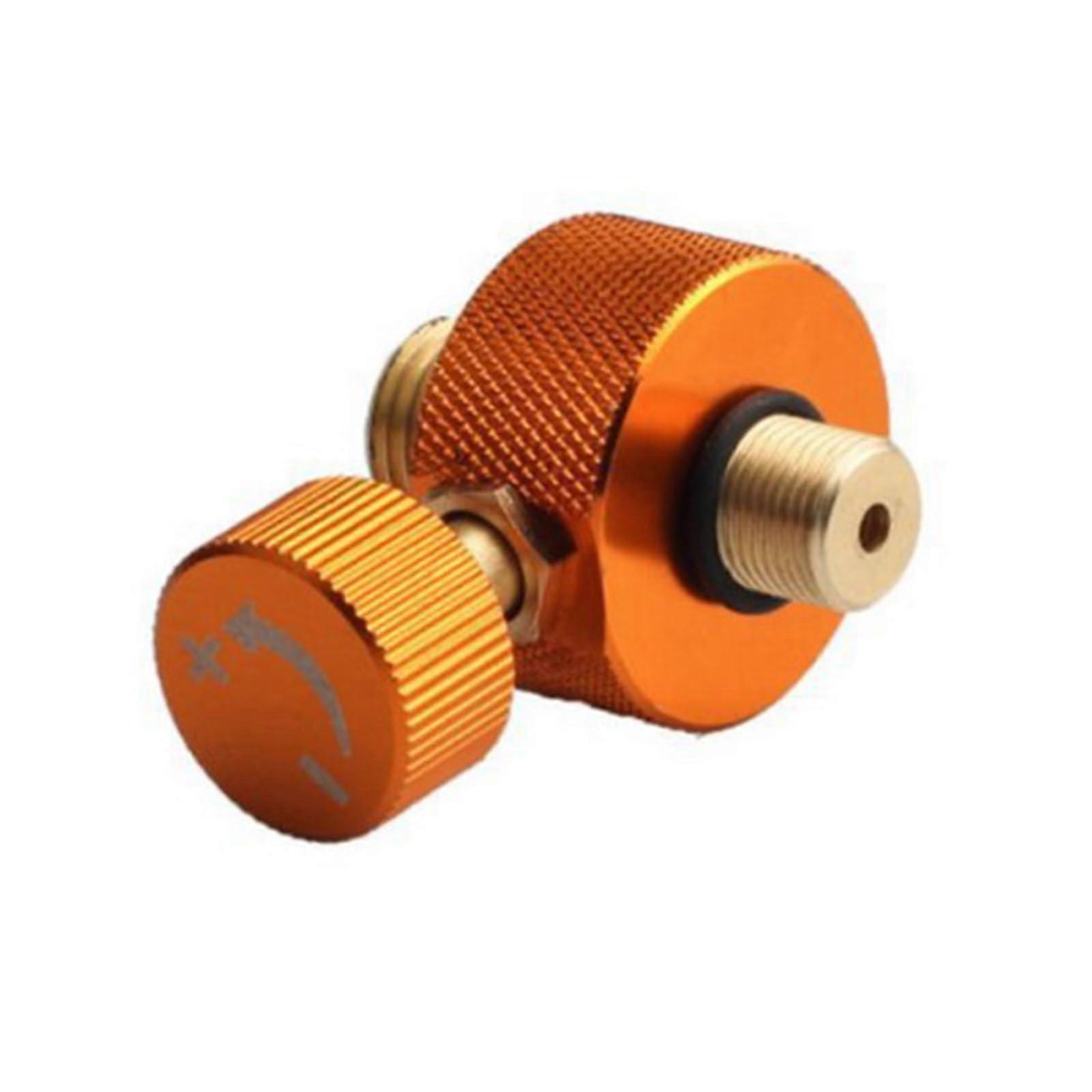 Camping Stove Adapter with LeakProof Connection, Split Type Gas Burner Connector for Outdoor Cooking