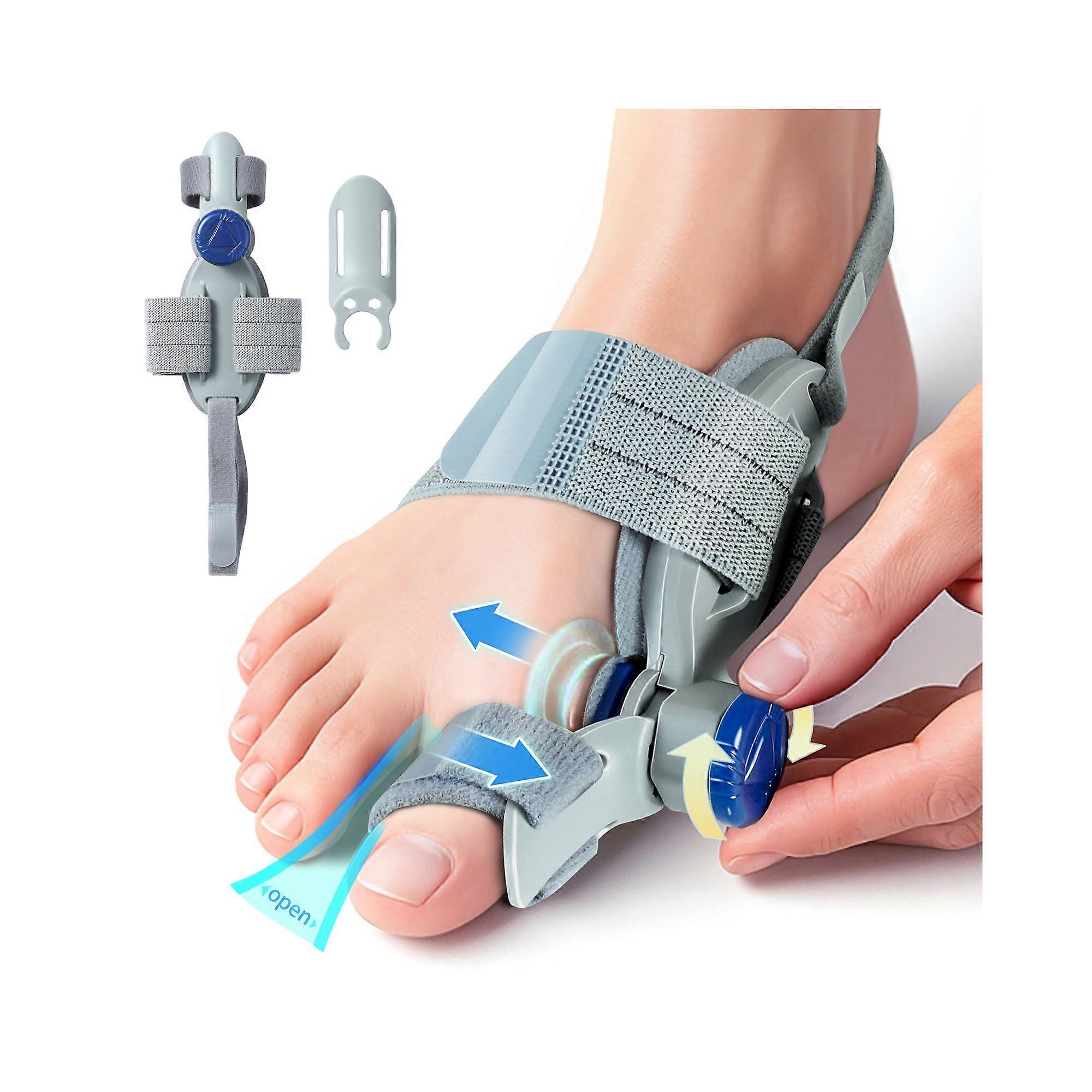 Bunion Corrector Adjustable Toe Splint for Hallux Valgus Pain Relief and Alignment, Left or Right