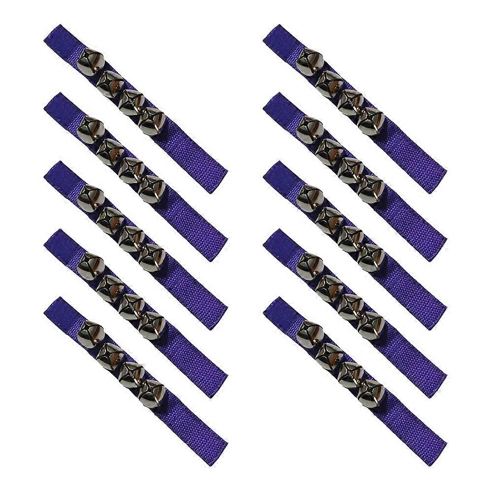 Violet main 10Pcs Orff handbell, multi-facettes Ability Development Handbell, danse Performance Inst